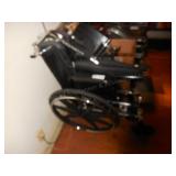 Black Wheelchair w/leg rests