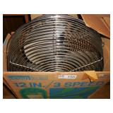 12" 3-speed Round Fan