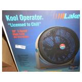 20" 3-speed Round Fan