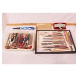 large group of advertising pens