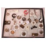 group of advertising tokens & medallions