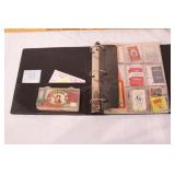 binder full of small collectibles