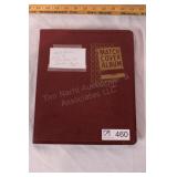 binder with match book collection