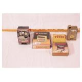 group of mini slot machines & poker games