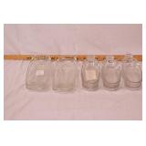 set of glass banana split bowls