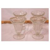set of medium ice cream sundae cups