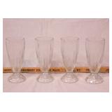 set of large ice cream sundae cups