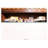 group of toy ice cream vehicles