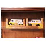 group of bordens dairy delivery truck coin banks