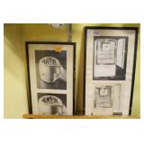 pair of appliance advertising photos