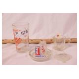 group of milk & drug store items