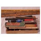 large group of measuring devices