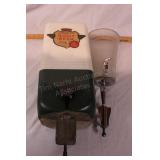 pair of vintage drink dispensers