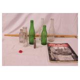 group of vintage bottles