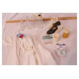 group of vintage baby bottles & related items