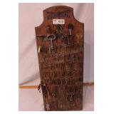 whitlock key board & key collection