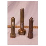 group of 3 vintage torches
