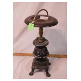 cast pedestal ashtray