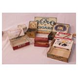 group of cigar boxes & advertising