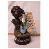 Löwenbräu beer display