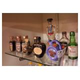 group of mini schnapps bottles