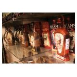 group of 16 Beam decanters