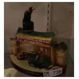 Ezra Brooks border town club decanter