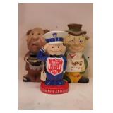 group of hobo & service man con banks