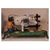 "milking the bull" mechanical bank