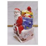 Santa cookie jar