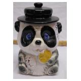 panda bear cookie jar