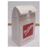 Mrs Fields packaging cookie jar