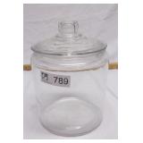 plain glass cookie jar