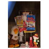 group of snack food memorabilia