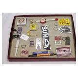 group of various advertising samples