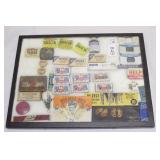 group of small vintage toiletries packaging