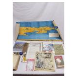 group of vintage Michigan theme items
