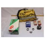 group of vintage photography items