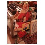 group of Pepsi collectibles in showcase