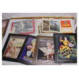 group of vintage maps & guide books