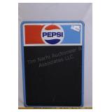 tin Pepsi chalkboard display