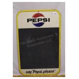 tin Pepsi chalkboard display