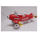 coca cola peddle car airplane miniature