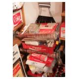 group of coca cola collectibles