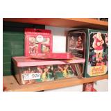 group of coca cola collectibles