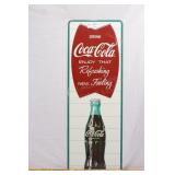 tin coca cola sign