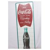 tin coca cola sign