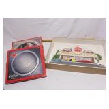 group of coca cola collectibles