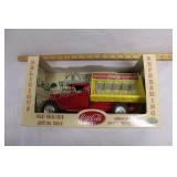 coca cola die cast delivery truck