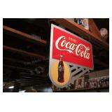 coca cola wall mount sign